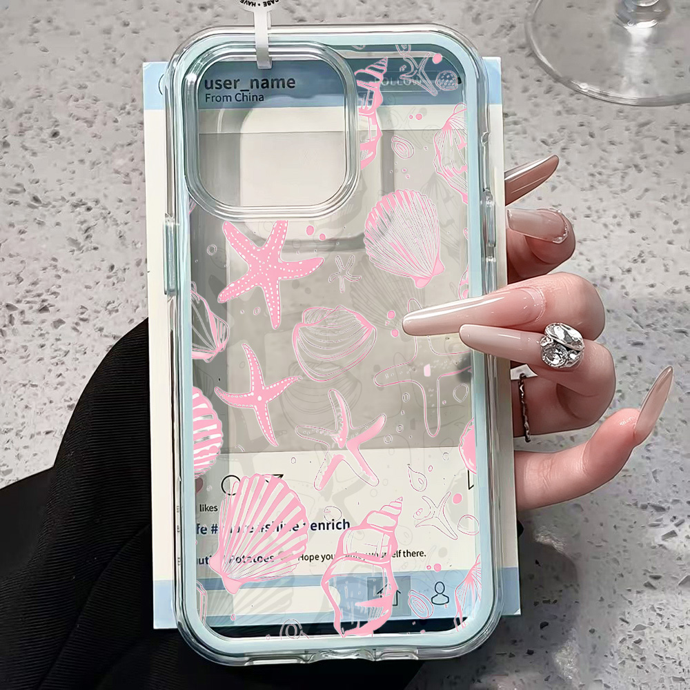 Summer Pink Seashell Clear Pho - огляд і ціна Shelly