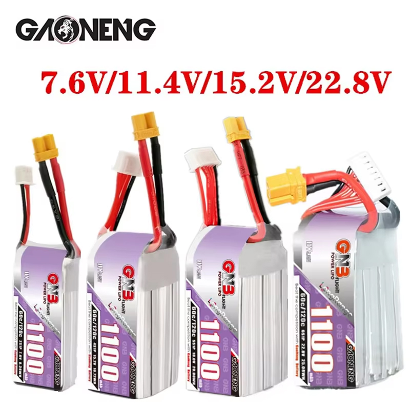 GNB 1100mAh 2S 3S 4S 6S 60C/12 - огляд і ціна Shelly Plug