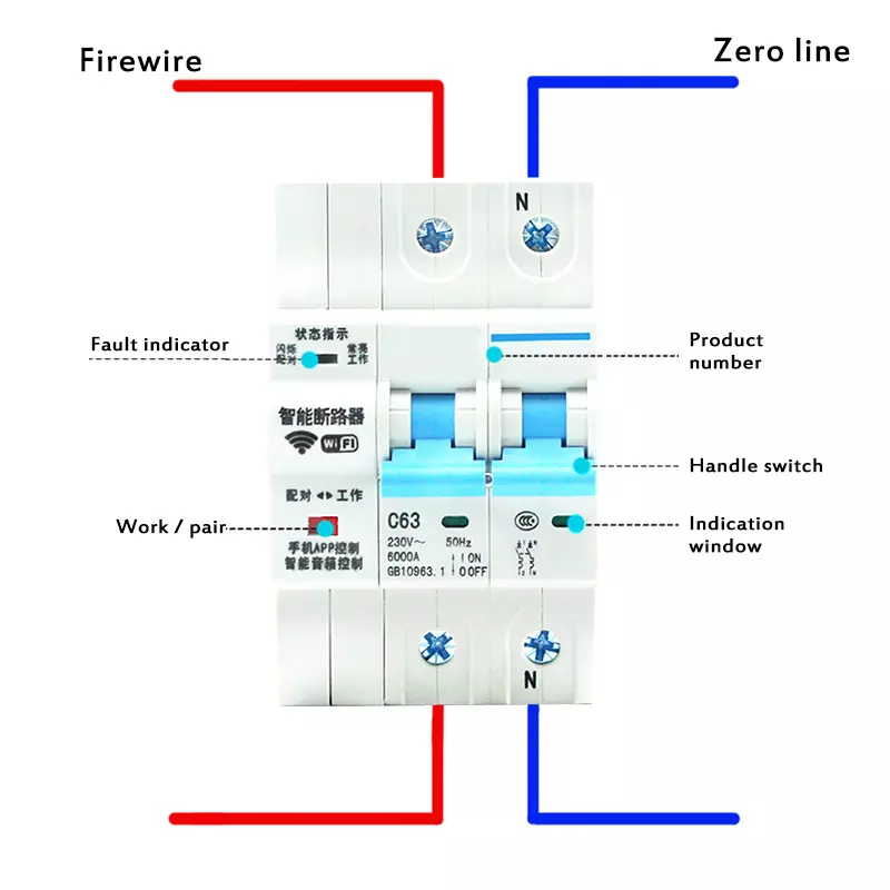 Smart 4-Pole Mini Circuit Brea - огляд і ціна Tuya Smart