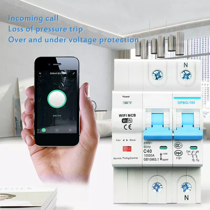 Smart 4-Pole Mini Circuit Brea - огляд і ціна Tuya Smart