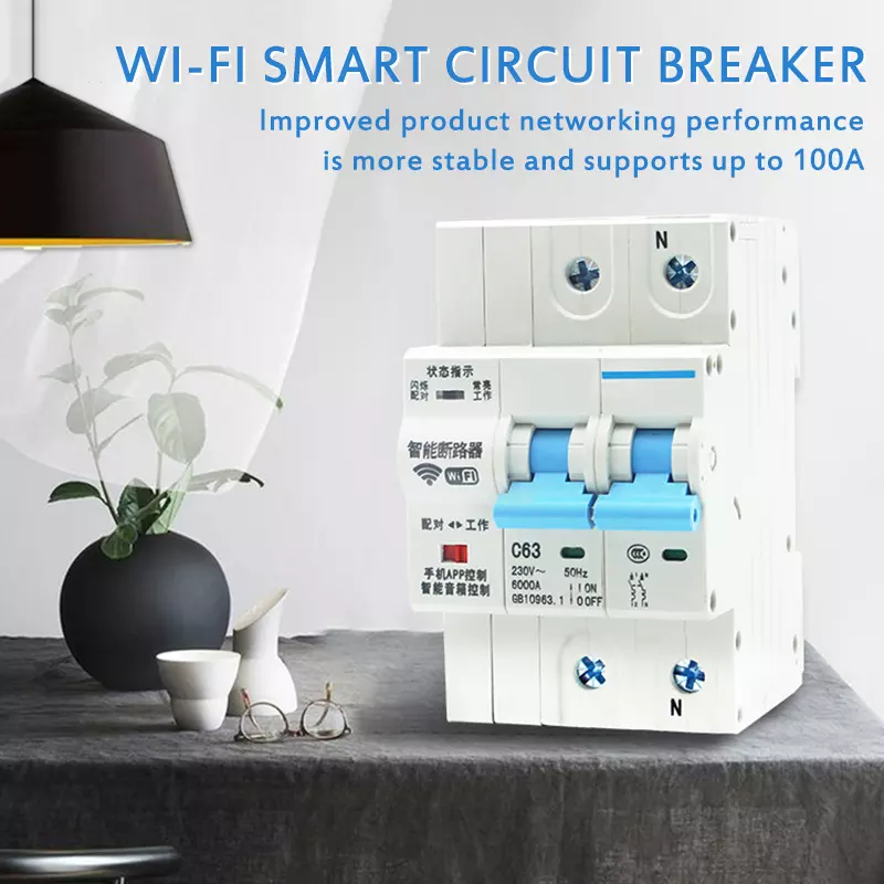 Smart 4-Pole Mini Circuit Brea - огляд і ціна Tuya Smart