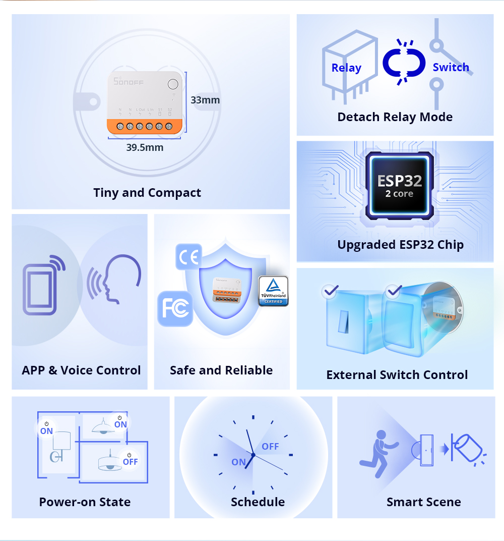 SONOFF Mini R4 Extreme Wifi Sm - огляд і ціна Sonoff Mini R4