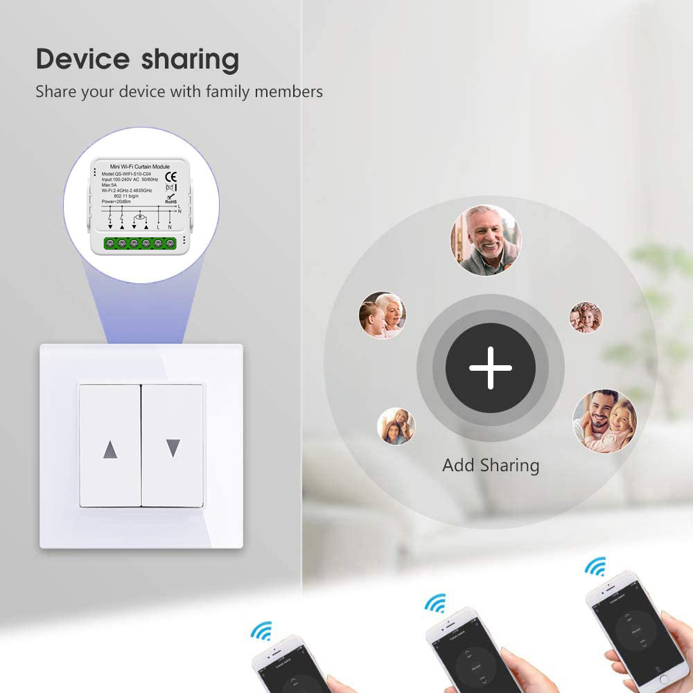 Tuya WiFi Zigbee Smart Curtain - огляд і ціна Tuya 4 Channel